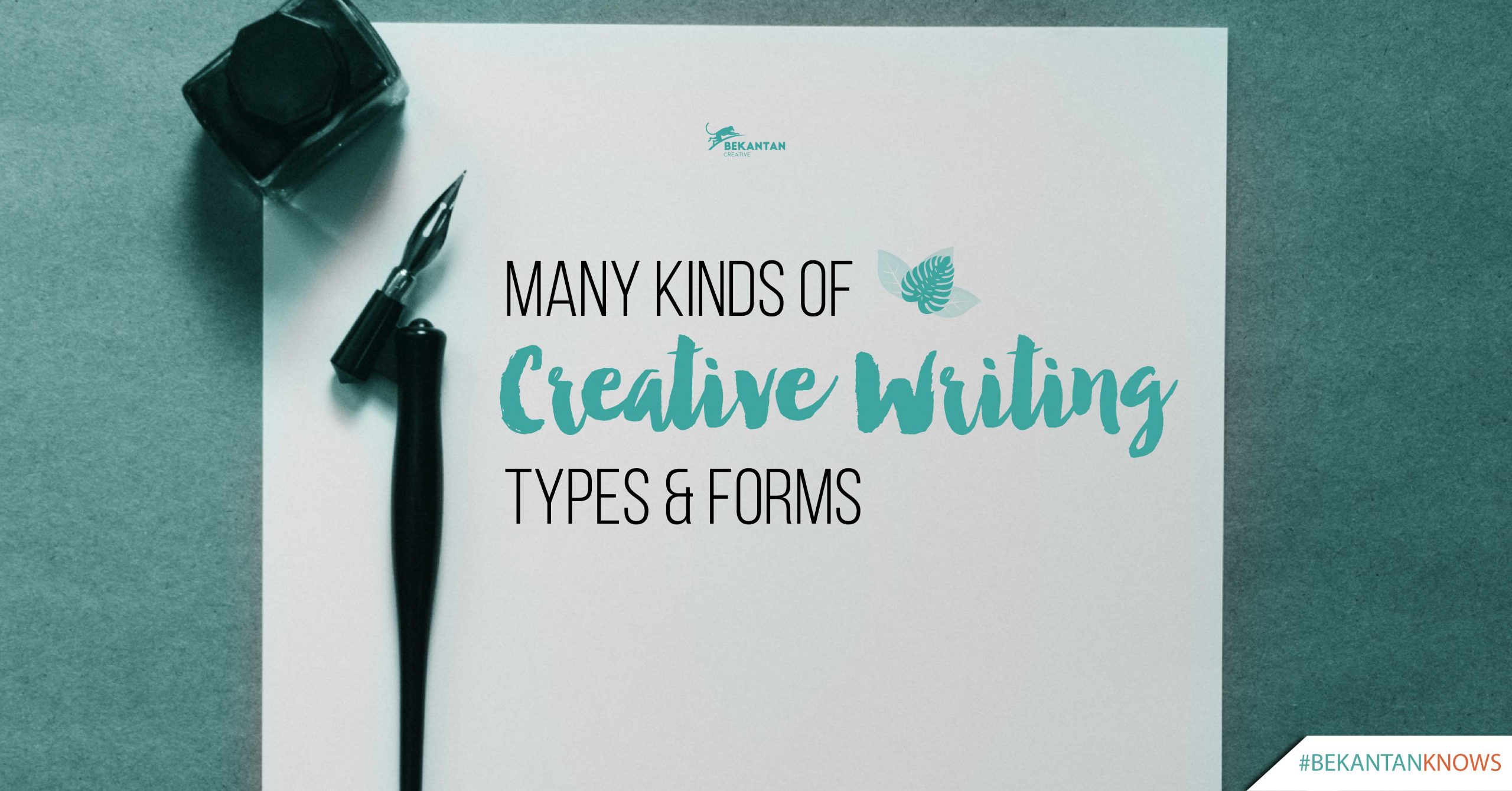 various kinds of creative writing